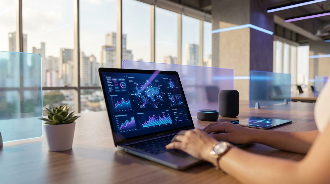 Imagen ilustrativa: Ciberseguridad con IA: cómo proteger tu negocio en 2026