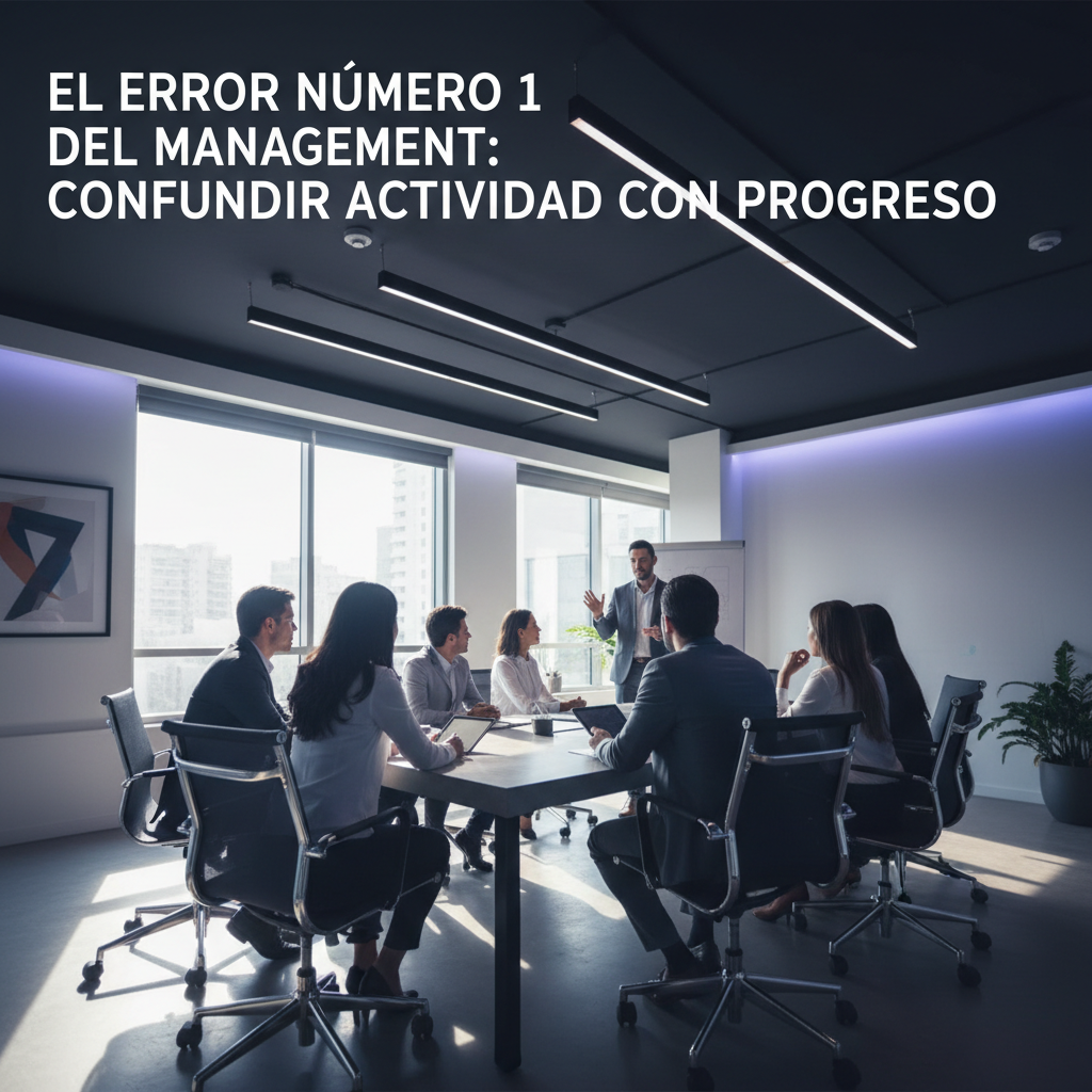 Imagen ilustrativa: El error número 1 del management: confundir actividad con progreso