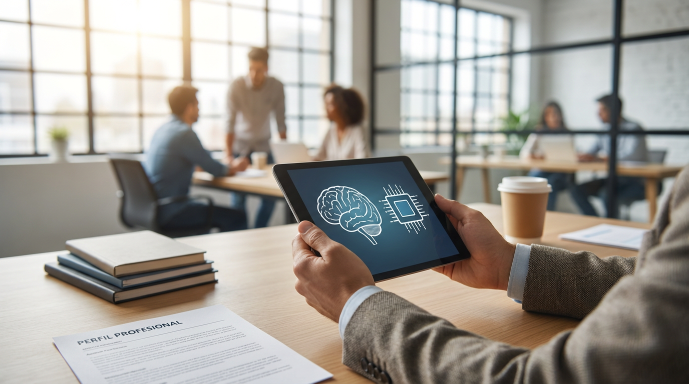 Imagen ilustrativa: El nuevo perfil profesional: humano + IA + criterio